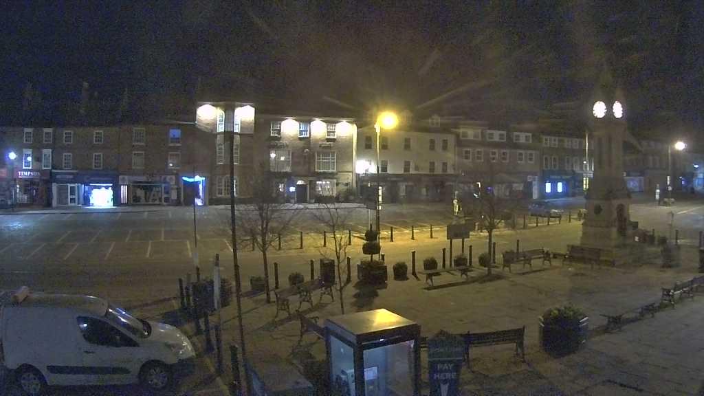 Thirsk webcam overlooking the Market Place